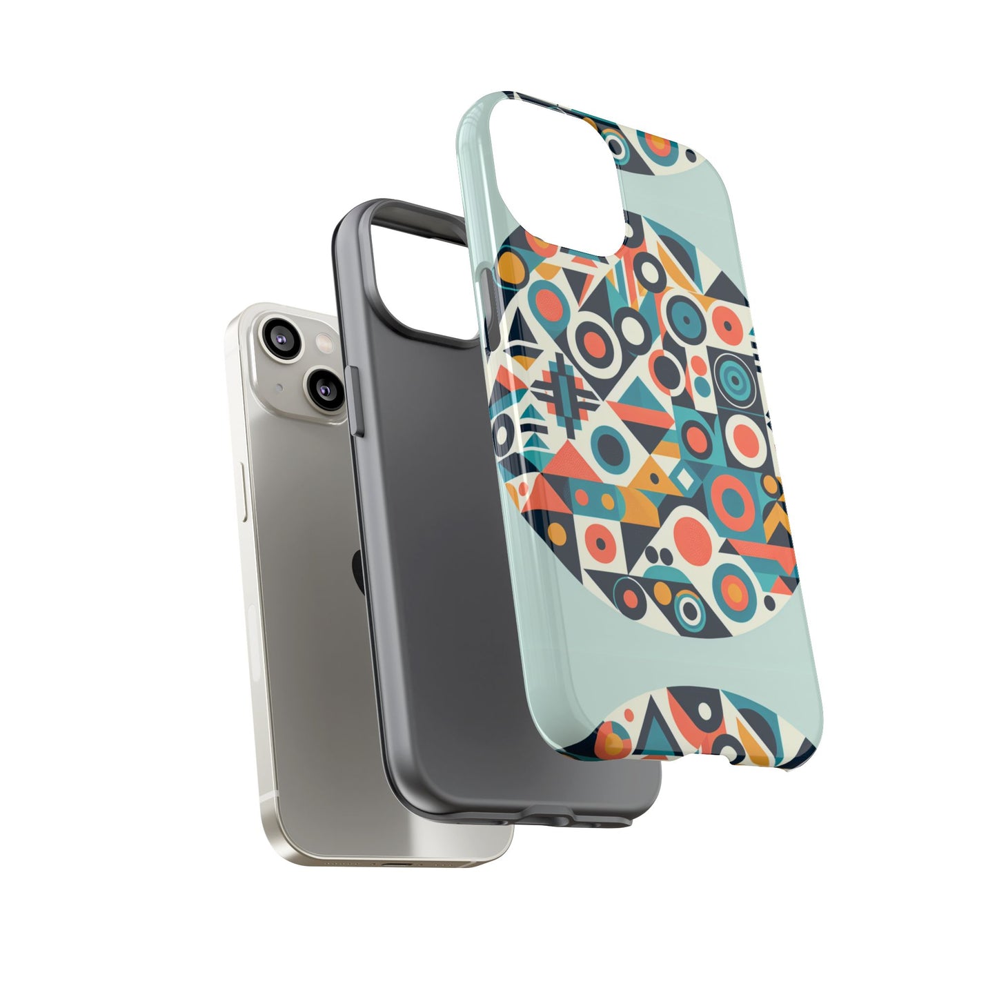 pattern image vibrant 3d anime comic phone case for men women