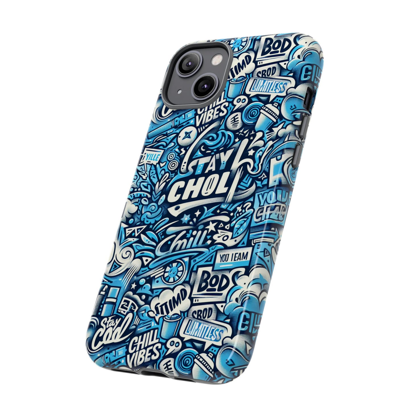 blue pattern image 19 mobile phone case for kids and teens shockproof protective cover with 3d wrap design and uv protection