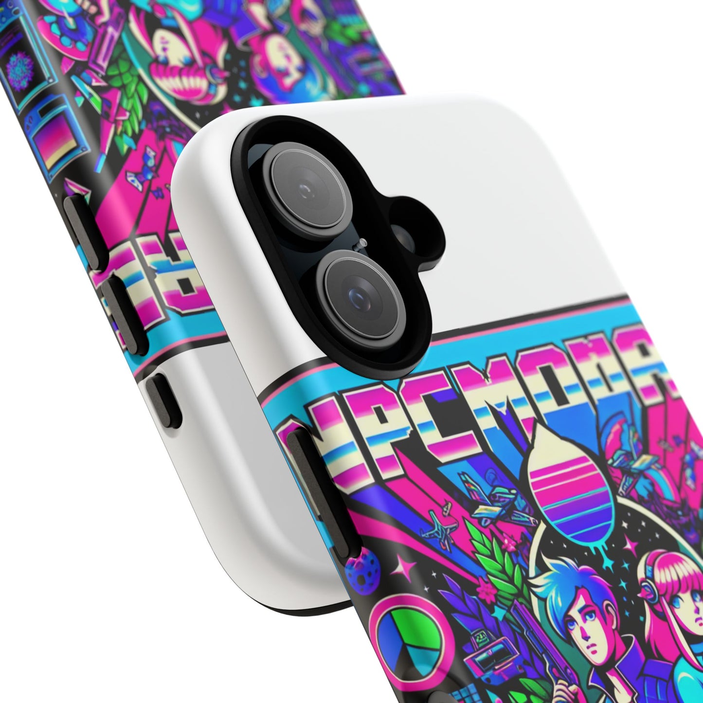 npc no more 3d wrap protective phone case for anime lovers