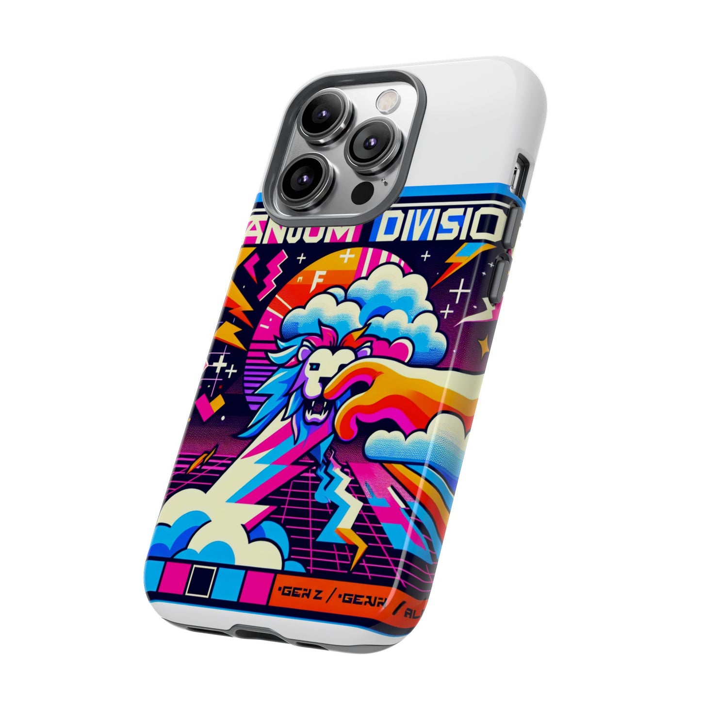 fanum irs division protective phone case with 3d wrap design, uv protected, durable shock absorption, ideal gift for anime and comic culture fans