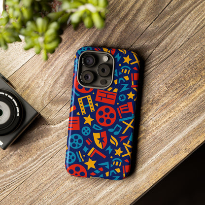 Vibrant 3D Movie Icons Protective Phone Case for Kids and Adults – Stylish Accessory – Compatible with iPhone 13, 14, 15 & 16 – all models including Pro, Pro Max & Plus