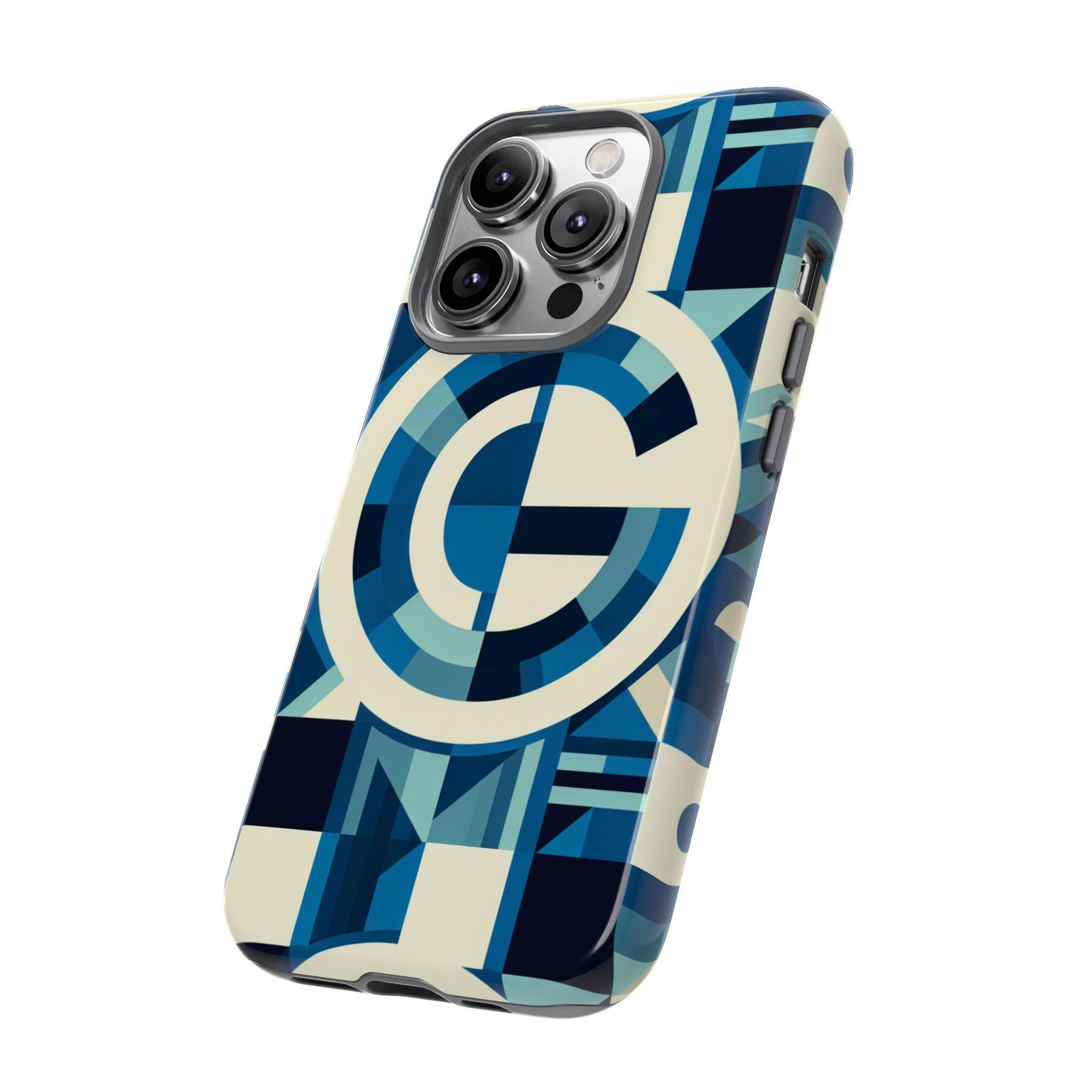 letter blue alphabet g phone case with 3d wrap and shock absorption for kids and teens stylish protective cover for smartphones