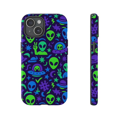 Multicolour Alien 3D Wrap Protective Phone Case, Playful Anime Design for Unisex Self-Expression, Stylish Protection, Compatible with iPhone 13, 14, 15 & 16 – all models including Pro, Pro Max & Plus