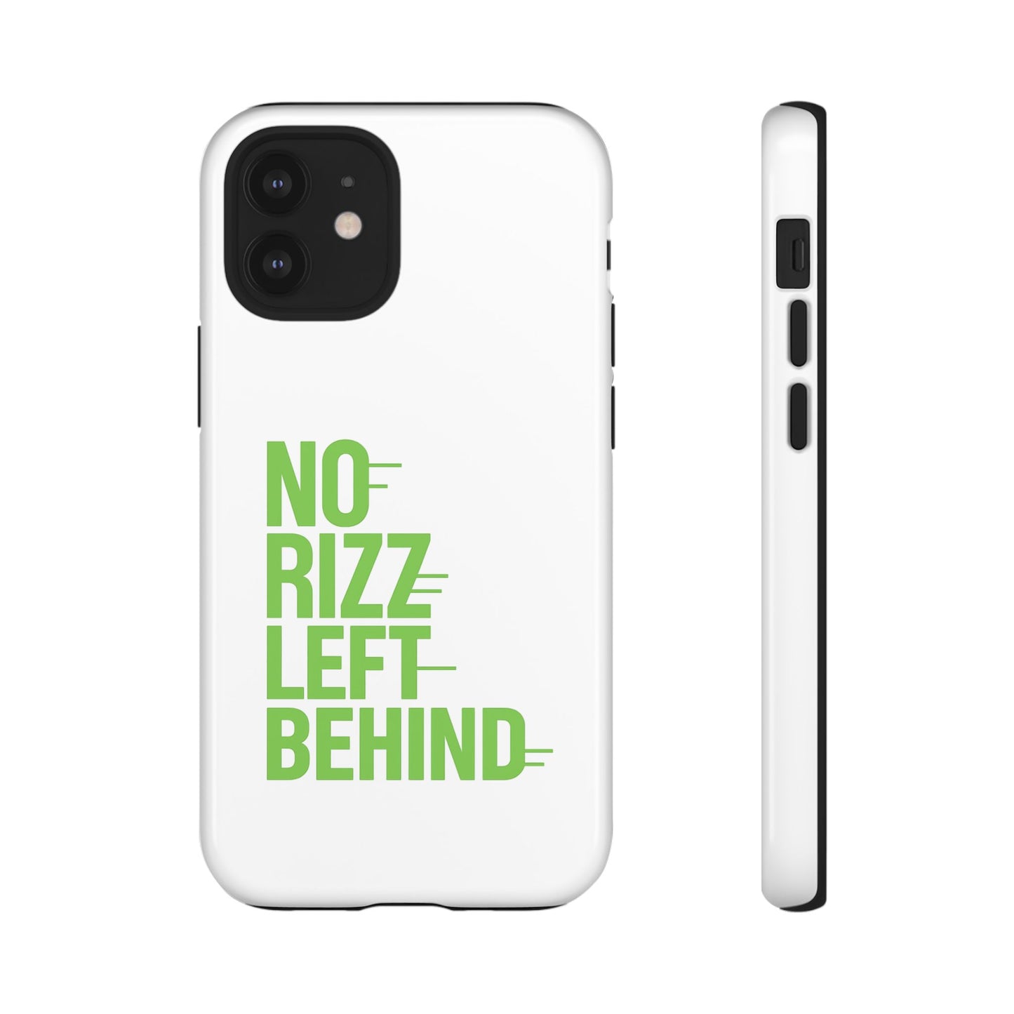 copy of tough cases - no rizz left behind phone case for ultimate protection and style, impact-resistant, dual layer, vibrant design, perfect gift for adults