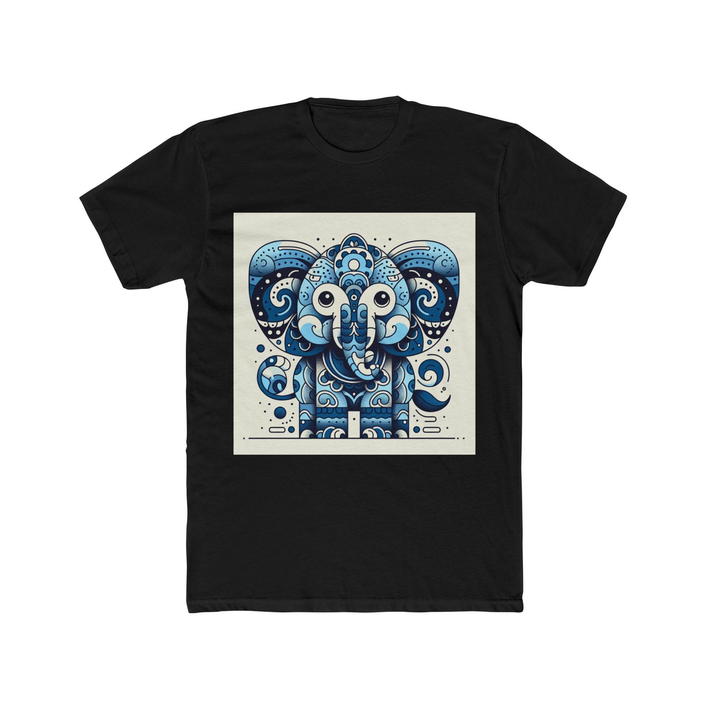animal artwork unisex t-shirt – blue graphic tee for casual comfort and everyday fashion statement