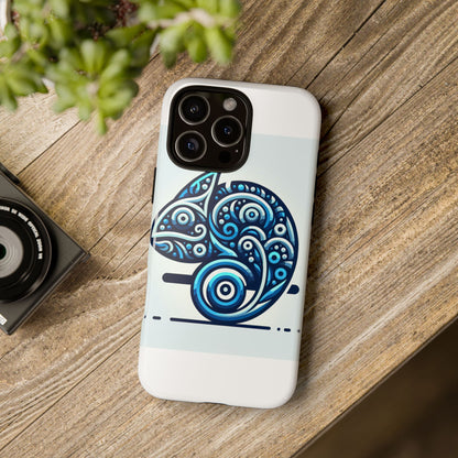 Vibrant 3D Blue Animal Design Protective Phone Case – Unique Accessory for Self-Expression Compatible with iPhone 13, 14, 15 & 16 – all models including Pro, Pro Max & Plus