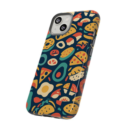 Vibrant Food-Themed Protective Phone Case with 3D Design for Stylish Protection Compatible with iPhone 13, 14, 15 & 16 – all models including Pro, Pro Max & Plus