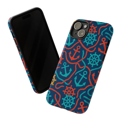Nautical Multicolour 3D Wrap Protective Phone Case for Unique Style and Robust Protection Compatible with iPhone 13, 14, 15 & 16 – all models including Pro, Pro Max & Plus