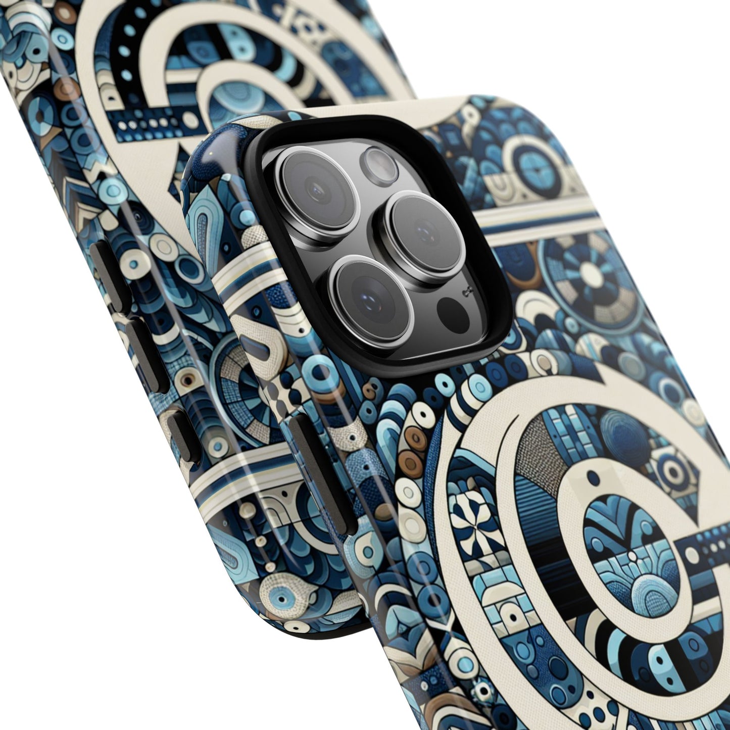 blue letter alphabet c phone case for smartphone protection shock absorption durable silicone cover with 3d wrap design