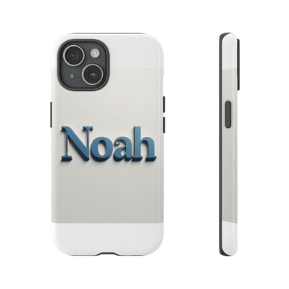 Vibrant 3D Name Phone Case in Blue Retro Style – Unique Protection Accessory for Self-Expression Compatible with iPhone 13, 14, 15 & 16 – all models including Pro, Pro Max & Plus