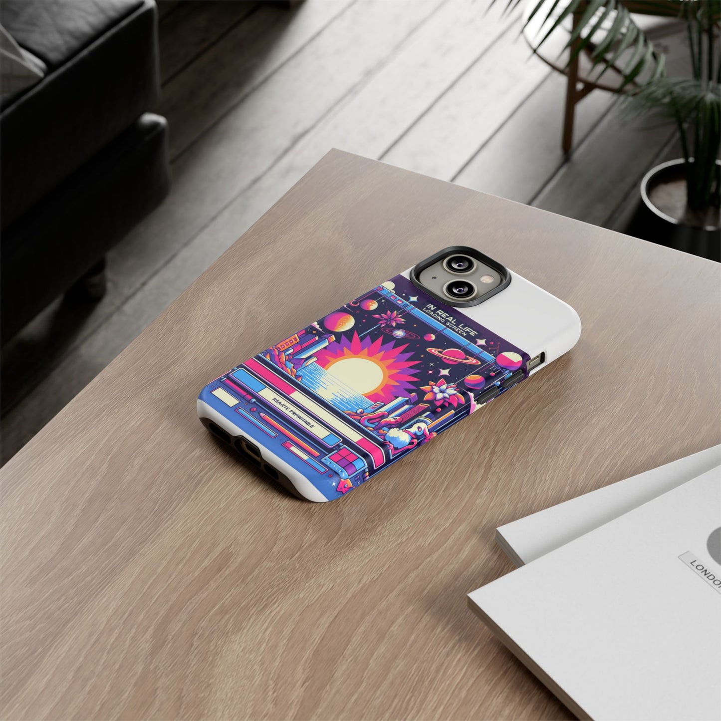 irl loading screen protective phone case for anime fans