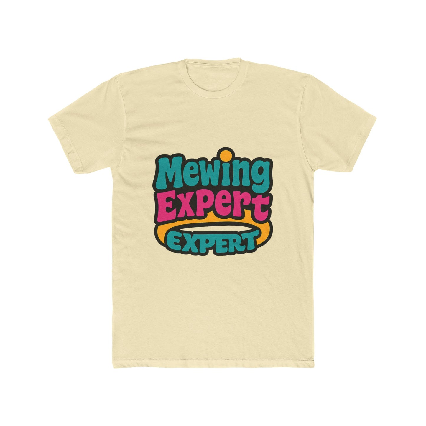 mewing expert unisex t-shirt - alphabet design, multicolor, casual wear, comfortable tee for men and women, stylish and trendy clothing, perfect gift idea, premium quality