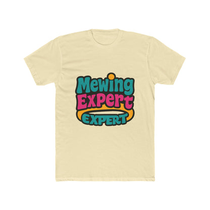 Mewing Expert Unisex T-Shirt - Alphabet Design, Multicolor, Casual Wear, Comfortable Tee for Men and Women, Stylish and Trendy Clothing, Perfect Gift Idea, Premium Quality