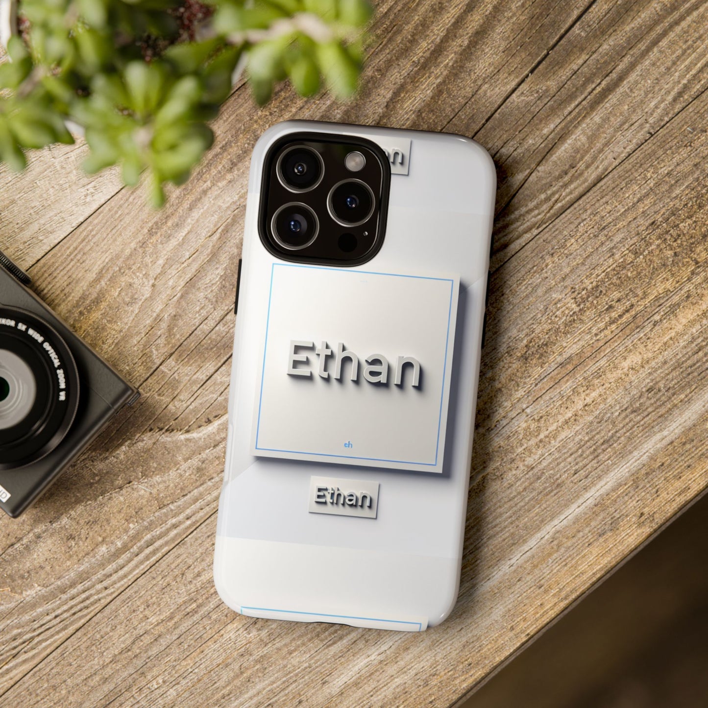 ethan blue 3d wrap phone case for men and women shock absorption durable silicone protective cover with vivid anime and comic design