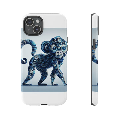 Vibrant 3D Wrap Protective Phone Case with Unique Monkey Design – Stylish Accessory for Men and Women Compatible with iPhone 13, 14, 15 & 16 – all models including Pro, Pro Max & Plus