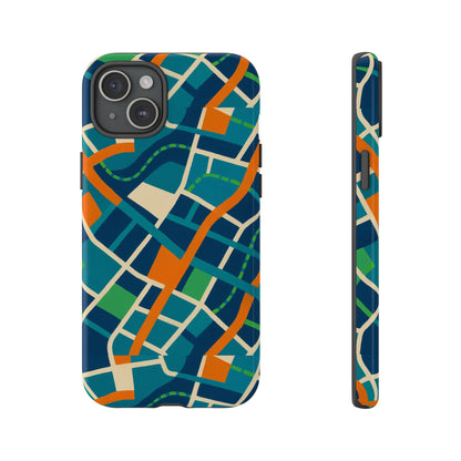 Multicolour Abstract Geometric Phone Case for Stylish Protection Compatible with iPhone 13, 14, 15 & 16 – All Models Including Pro, Pro Max & Plus