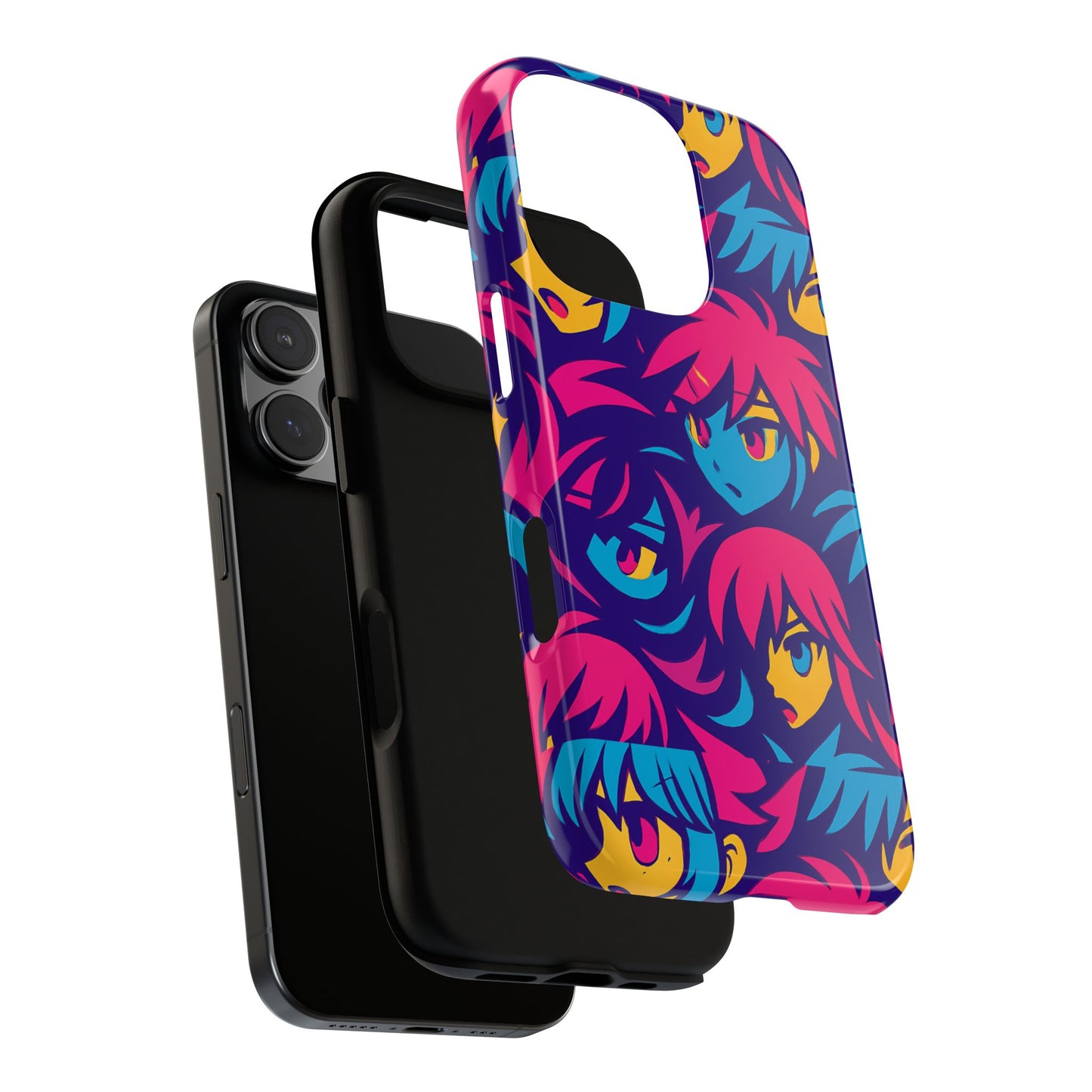 vibrant 3d anime phone case with retro design for stylish protection – unique accessory for self-expression compatible with iphone 13, 14, 15 & 16 – all models including pro, pro max & plus