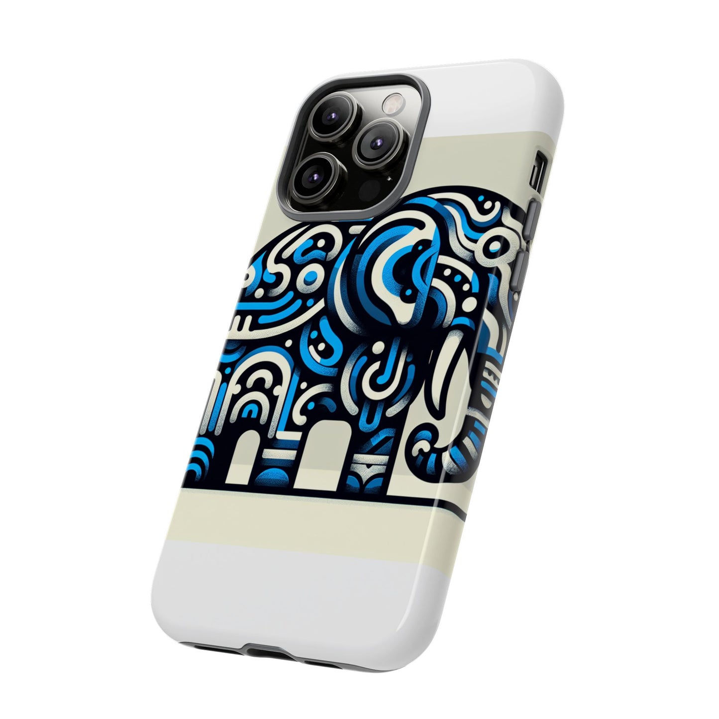 vibrant 3d elephant design protective phone case for stylish protection compatible with iphone 13, 14, 15 & 16 – all models including pro, pro max & plus
