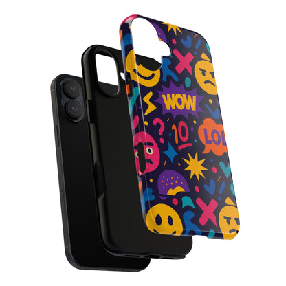 Vibrant 3D Emoji Phone Case with Fun Multicolour Design for Stylish Protection Compatible with iPhone 13, 14, 15 & 16 – All Models Including Pro, Pro Max & Plus