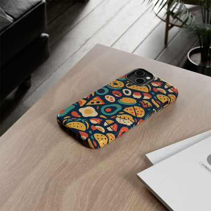 Vibrant Food-Themed Protective Phone Case with 3D Design for Stylish Protection Compatible with iPhone 13, 14, 15 & 16 – all models including Pro, Pro Max & Plus