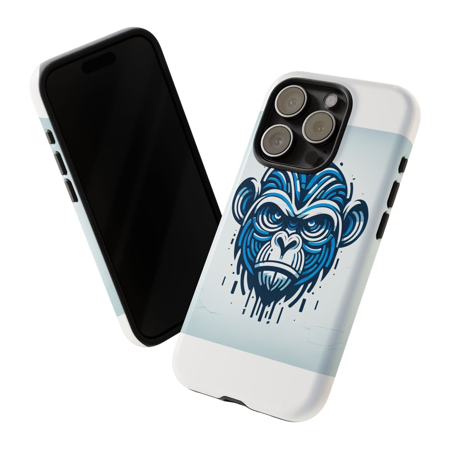 vibrant 3d gorilla design protective phone case for unique style and stylish protection compatible with iphone 13, 14, 15 & 16 – all models including pro, pro max & plus
