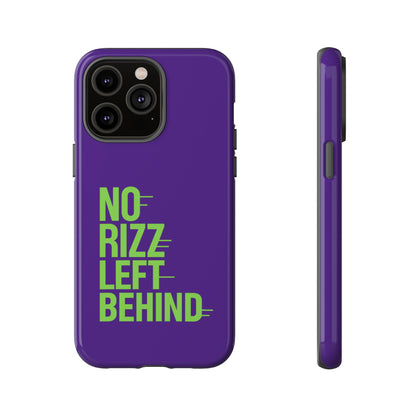 Tough Phone Case - No Rizz Left Behind - Durable, Stylish Protection for Active Lifestyles - Impact-Resistant, Dual Layer, Shock-Absorbing TPU - Perfect Gift for Tech Lovers
