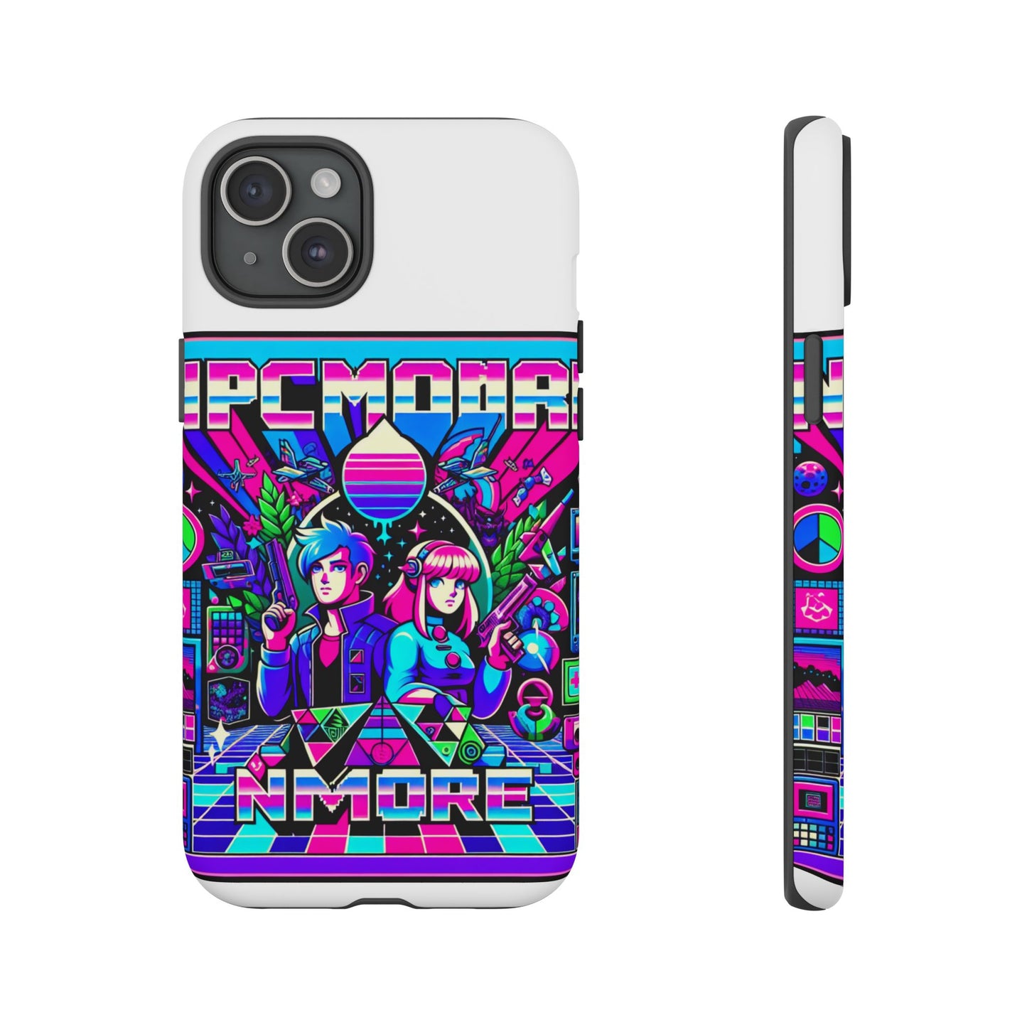 npc no more 3d wrap protective phone case for anime lovers