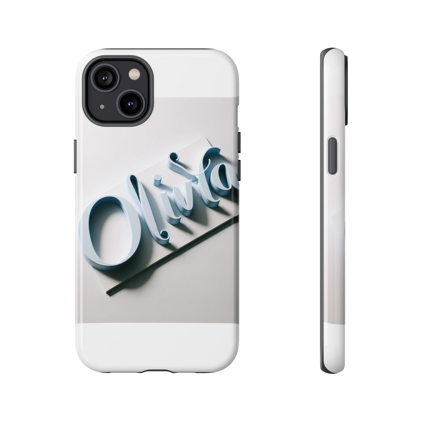 vibrant 3d blue name phone case for stylish protection – unique accessory for self-expression compatible with iphone 13, 14, 15 & 16 – all models including pro, pro max & plus