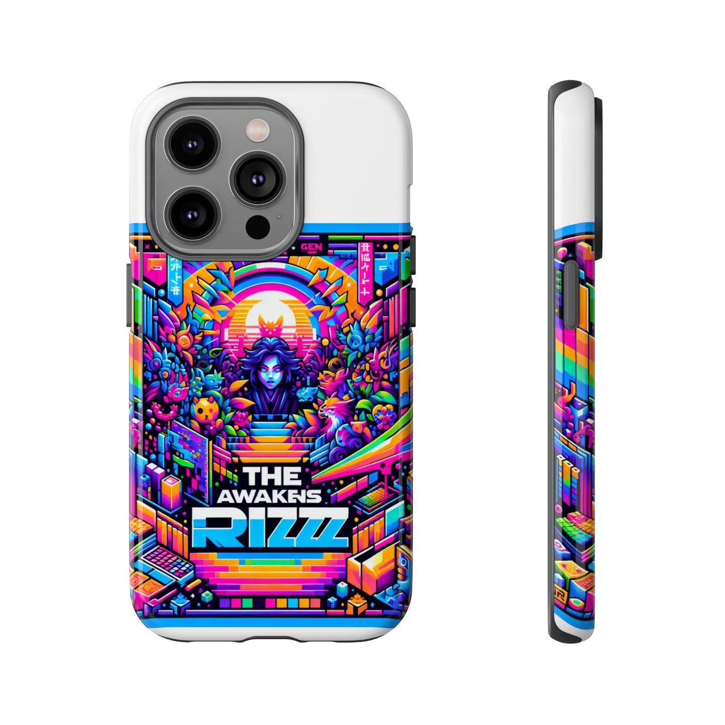 the rizz awakens 3d wrap protective phone case for anime and comic lovers
