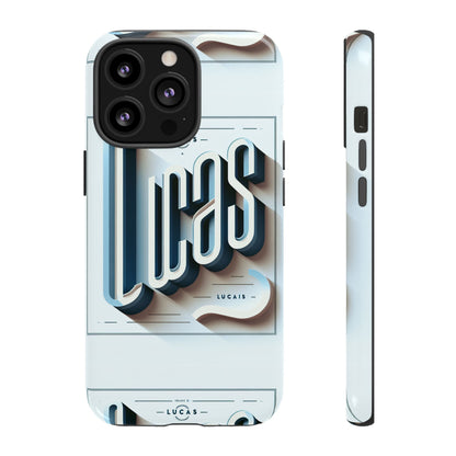 Lucas Blue Phone Case with 3D Wrap Design for Smartphones Compatible with iPhone and Android Devices Shockproof Protective Cover for Anime and Comic Fans