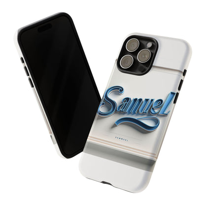 Stylish Blue 3D Wrap Protective Phone Case for Smartphones – Unique Accessory for Creative Individuals Compatible with iPhone 13, 14, 15 & 16 – all models including Pro, Pro Max & Plus