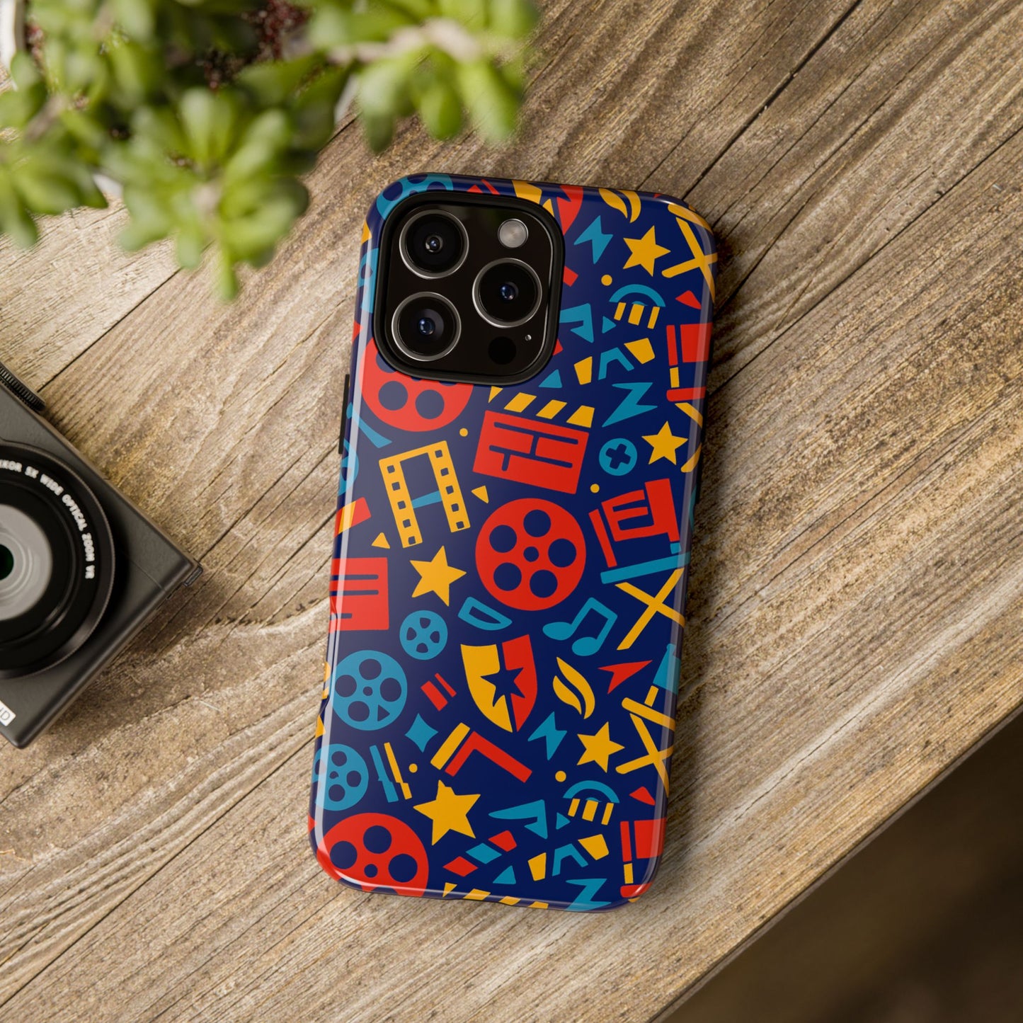 vibrant 3d movie icons protective phone case for kids and adults – stylish accessory – compatible with iphone 13, 14, 15 & 16 – all models including pro, pro max & plus