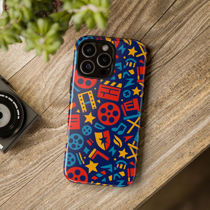 Vibrant 3D Movie Icons Protective Phone Case for Kids and Adults – Stylish Accessory – Compatible with iPhone 13, 14, 15 & 16 – all models including Pro, Pro Max & Plus