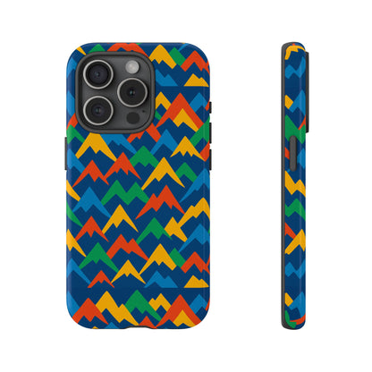 Vibrant 3D Mountain Design Phone Case for Stylish Protection – Unique Accessory Compatible with iPhone 13, 14, 15 & 16 – all models including Pro, Pro Max & Plus