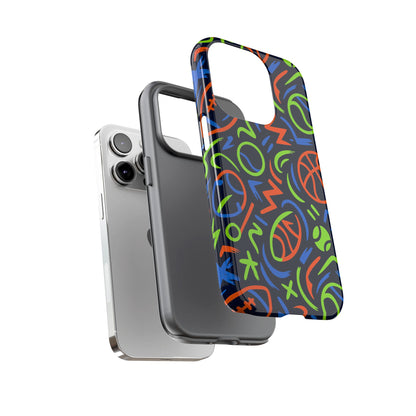 Vibrant 3D Wrap Protective Phone Case with Colourful Sports Design for Unique Style and Expression Compatible with iPhone 13, 14, 15 & 16 – all models including Pro, Pro Max & Plus