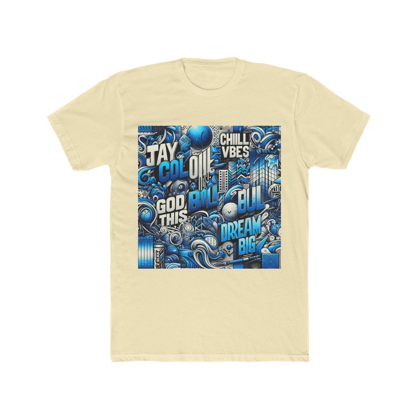 stylish & comfortable unisex t-shirt for men & women - aesthetic blue graphic tee