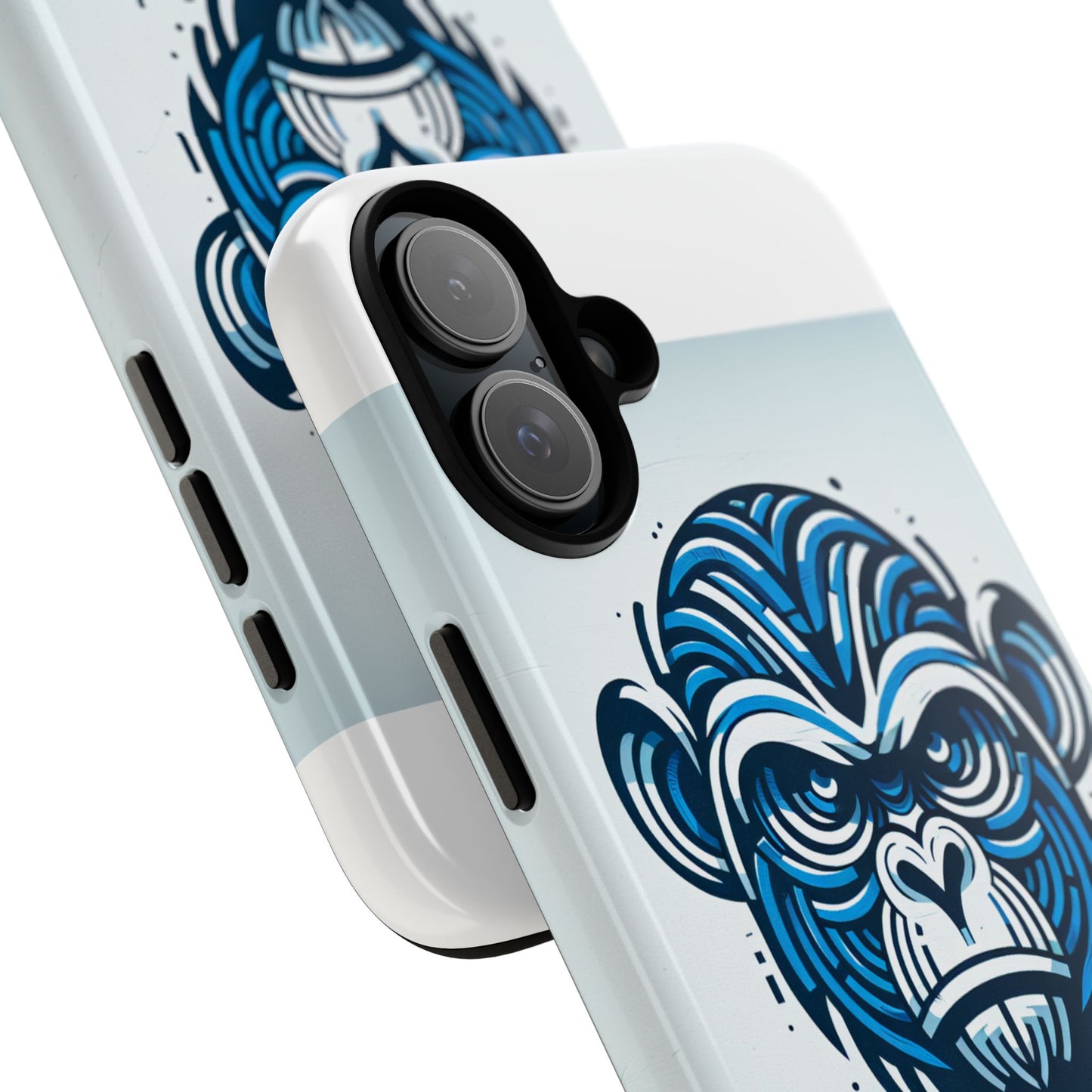 vibrant 3d gorilla design protective phone case for unique style and stylish protection compatible with iphone 13, 14, 15 & 16 – all models including pro, pro max & plus