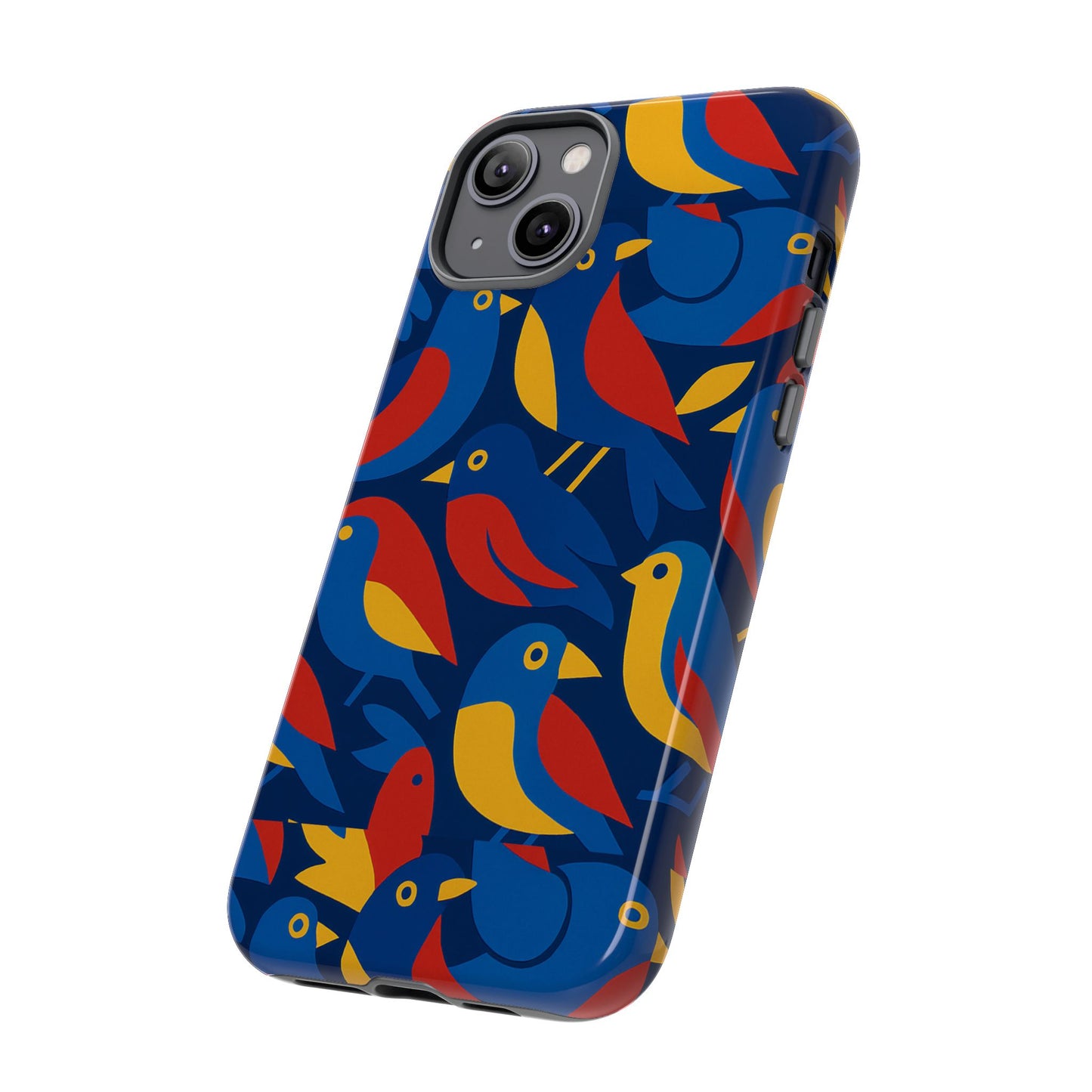 vibrant 3d wrap protective phone case with colourful bird design stylish accessory for men and women compatible with iphone 13, 14, 15 & 16 – all models including pro, pro max & plus