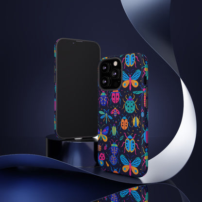 Vibrant 3D Insect Design Phone Case for Stylish Protection and Unique Aesthetic Compatible with iPhone 13, 14, 15 & 16 – all models including Pro, Pro Max & Plus