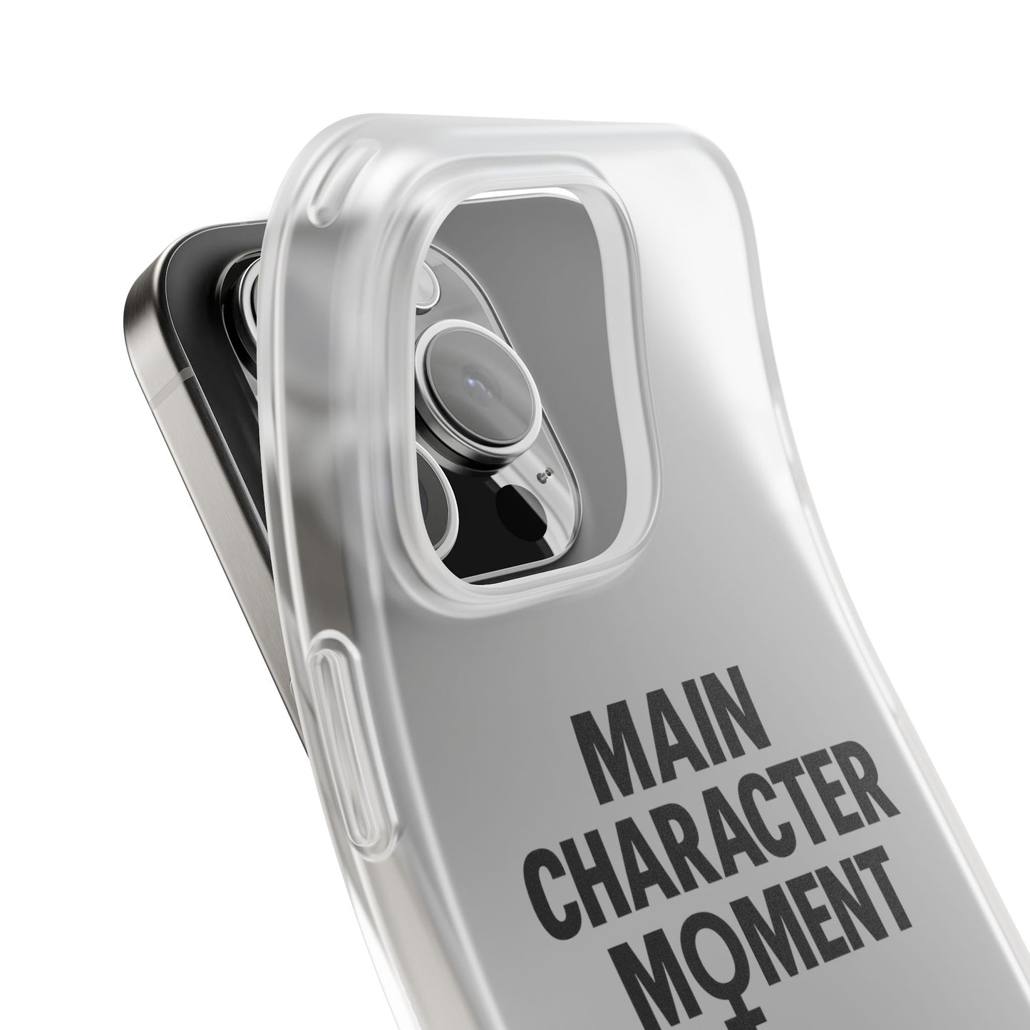 main character moment flexi case - stylish phone cover for protection and style