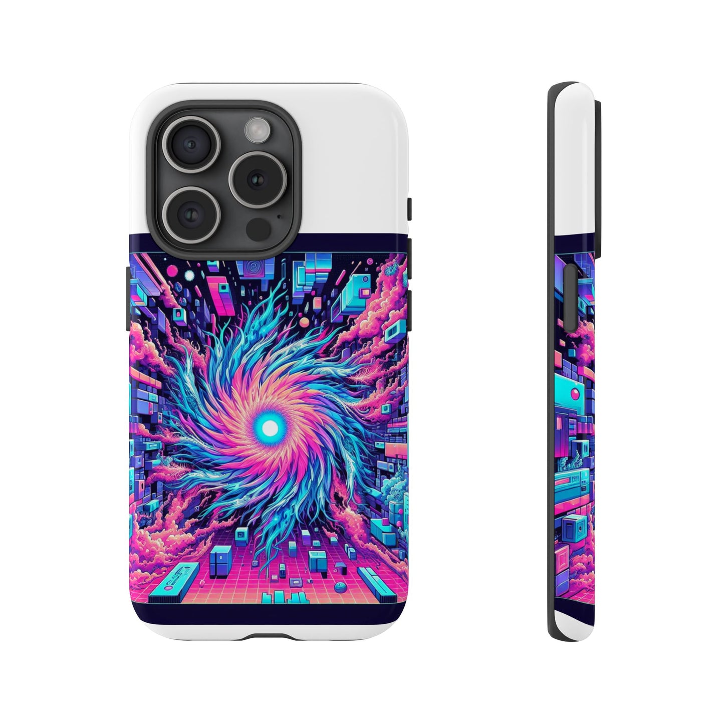 grass level 9000 protective phone case with 3d wrap design, uv protected and shock absorbent, fun retro style for anime lovers, ideal gift for tech enthusiasts