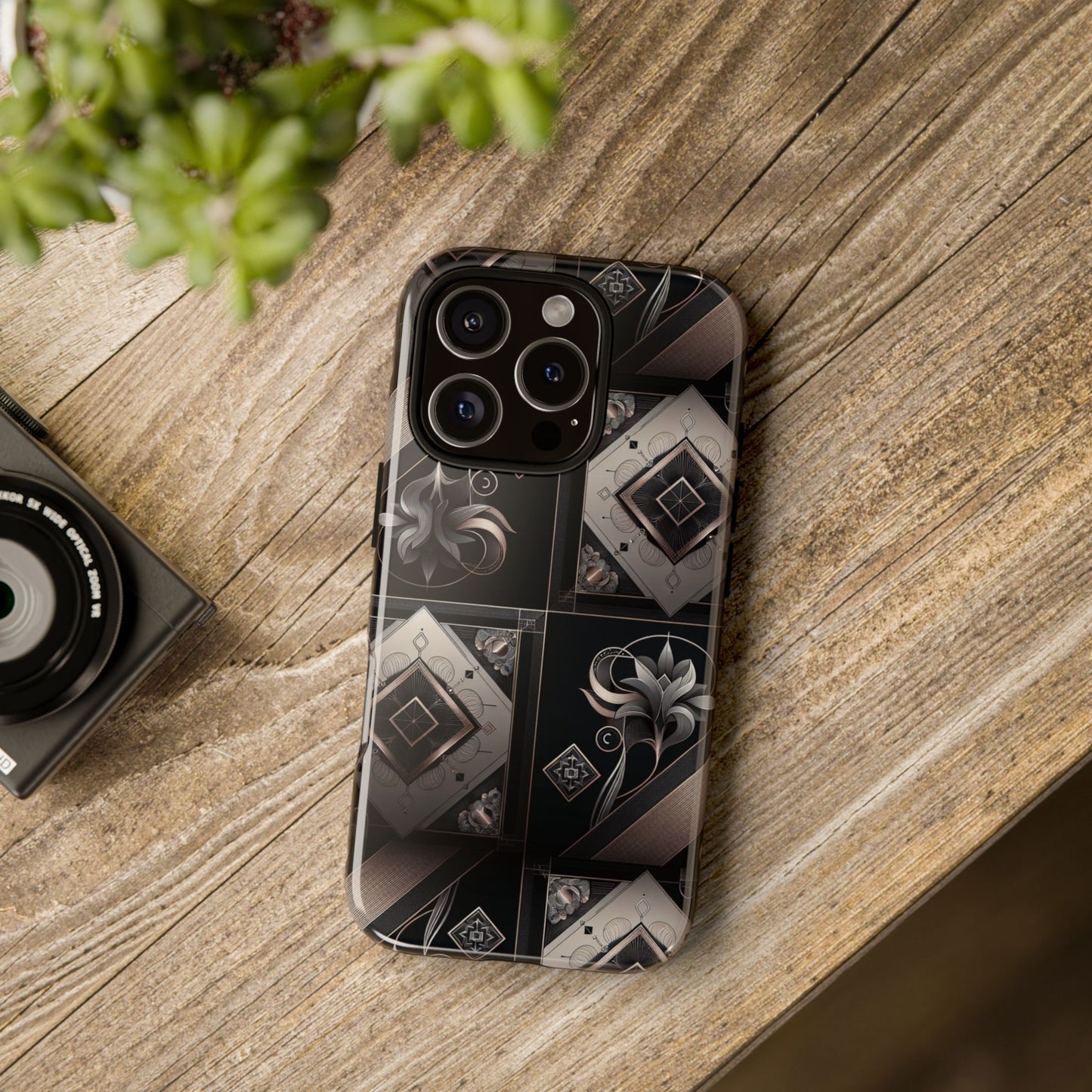 blackpattern image 4 vibrant 3d phone case for android and iphone with bold anime-inspired art, shockproof finish, compatible with iphone 13-16 pro max