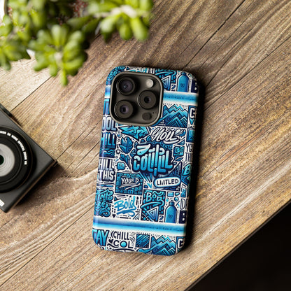 Vibrant 3D Wrap Protective Phone Case in Blue Alphabet Design for Stylish Protection and Creative Expression Compatible with iPhone 13, 14, 15 & 16 – all models including Pro, Pro Max & Plus