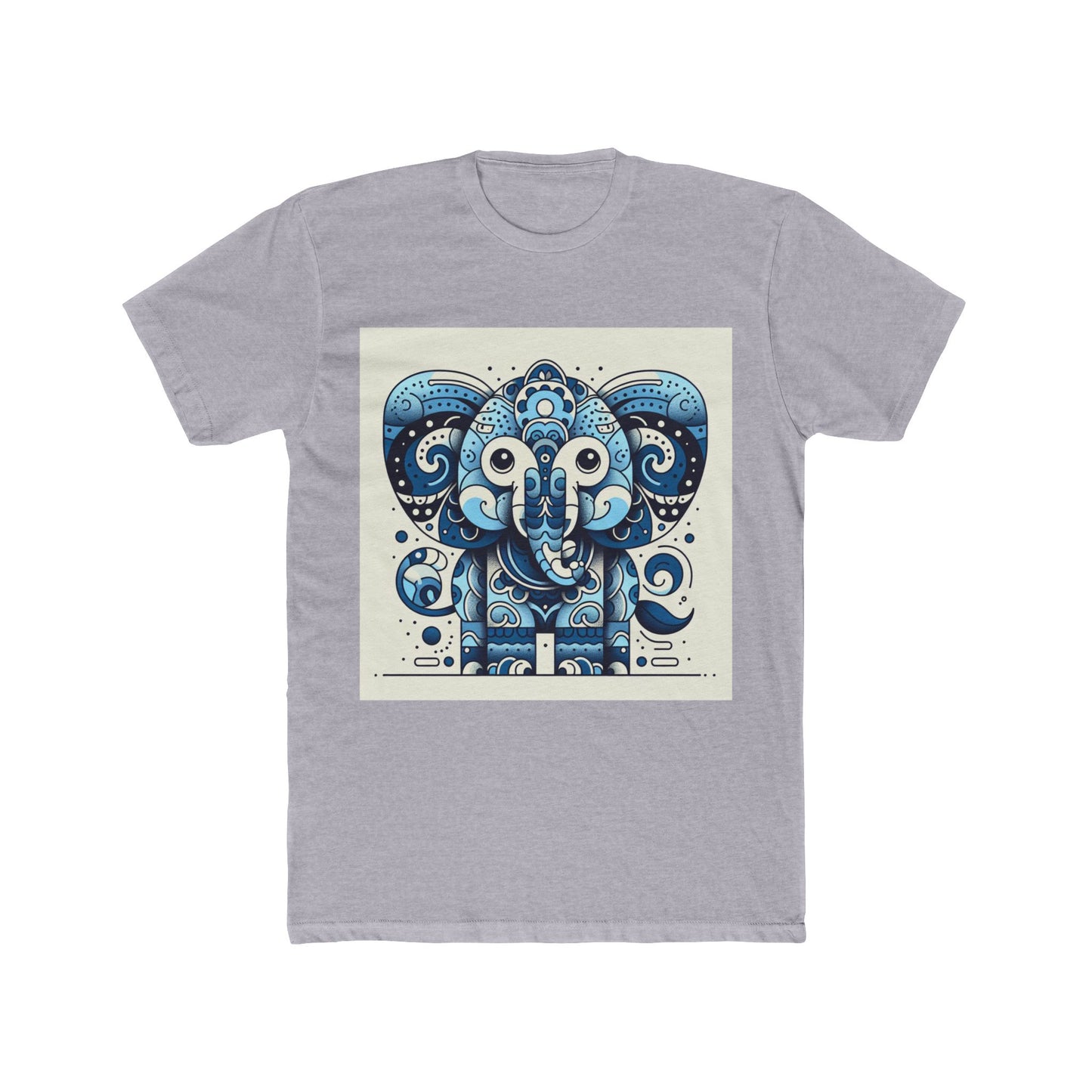animal artwork unisex t-shirt – blue graphic tee for casual comfort and everyday fashion statement