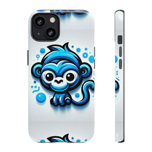 Blue Animal Create 19 Cartoon Animal Phone Case with 3D Wrap Design Shock Absorption for Smartphones Compatible with iPhone and Android Devices