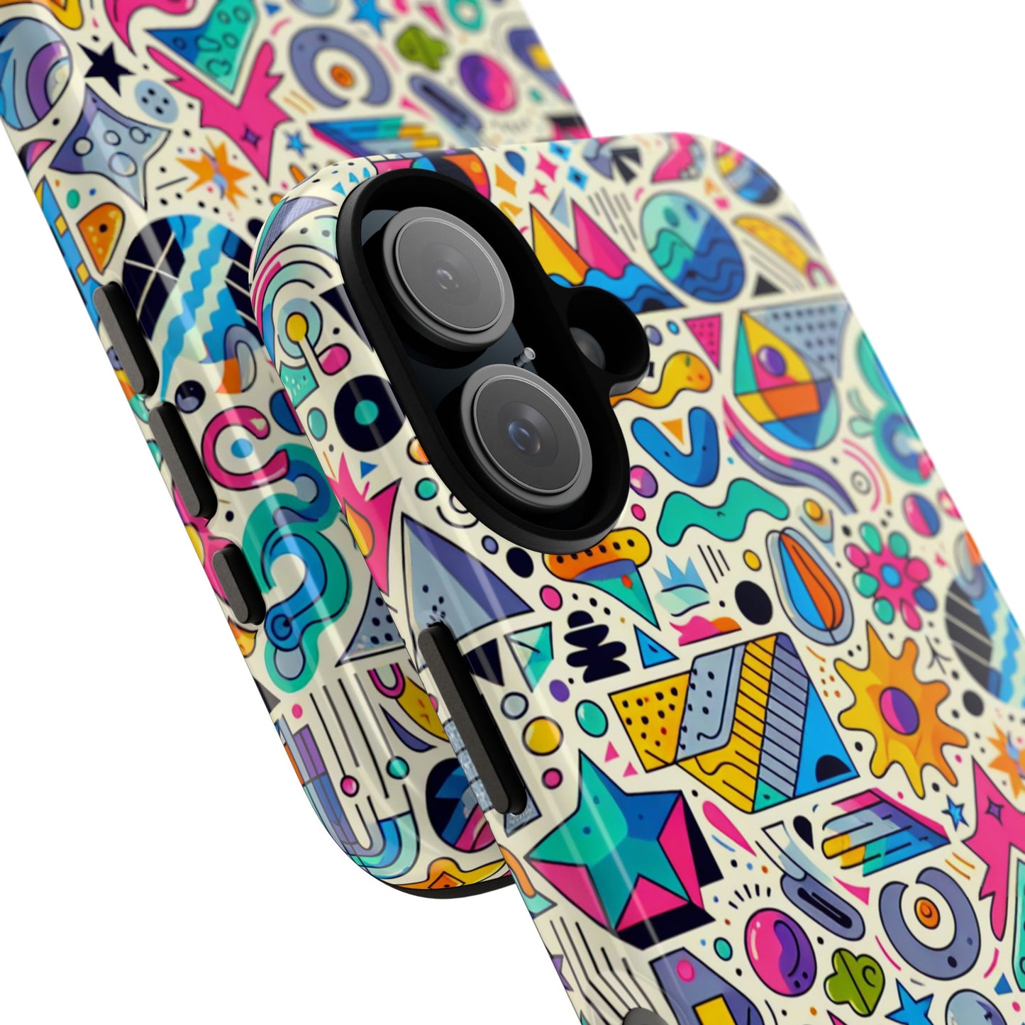 pattern image 5 vibrant shockproof phone case for anime and comic fans - stylish protective cover with 3d wrap design compatible with iphone 13, 14, 15 & 16 – all models including pro, pro max & plus