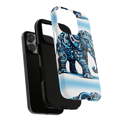 Blue Animal Create 4 3D Wrap Protective Phone Case for Smartphones with Vibrant Anime and Comic Inspired Design Durable Shock Absorption and UV Protection