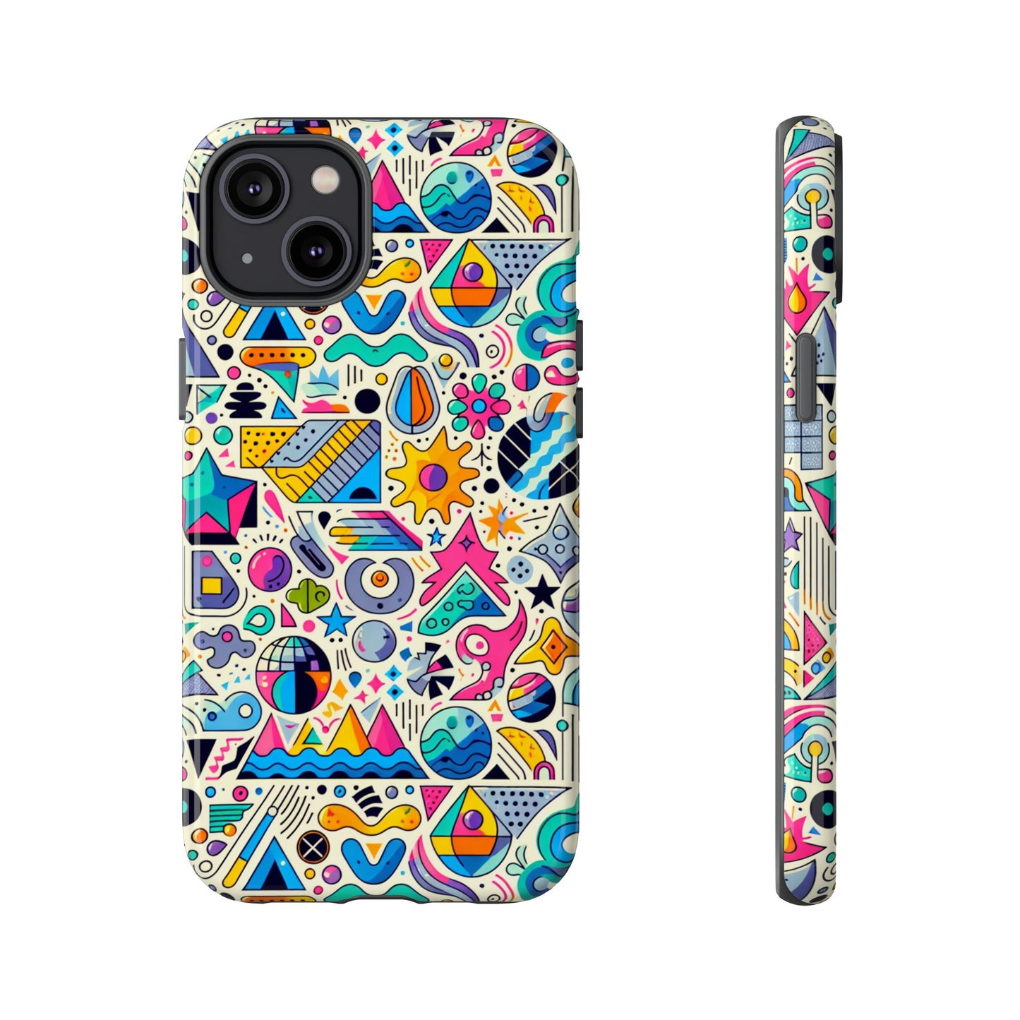 pattern image 5 vibrant shockproof phone case for anime and comic fans - stylish protective cover with 3d wrap design compatible with iphone 13, 14, 15 & 16 – all models including pro, pro max & plus