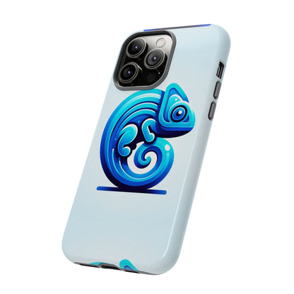 Cool Blue Animal Create 6 Phone Case with 3D Wrap Shockproof TPU Cover for Kids and Teenagers, Anime and Comic Inspired Design