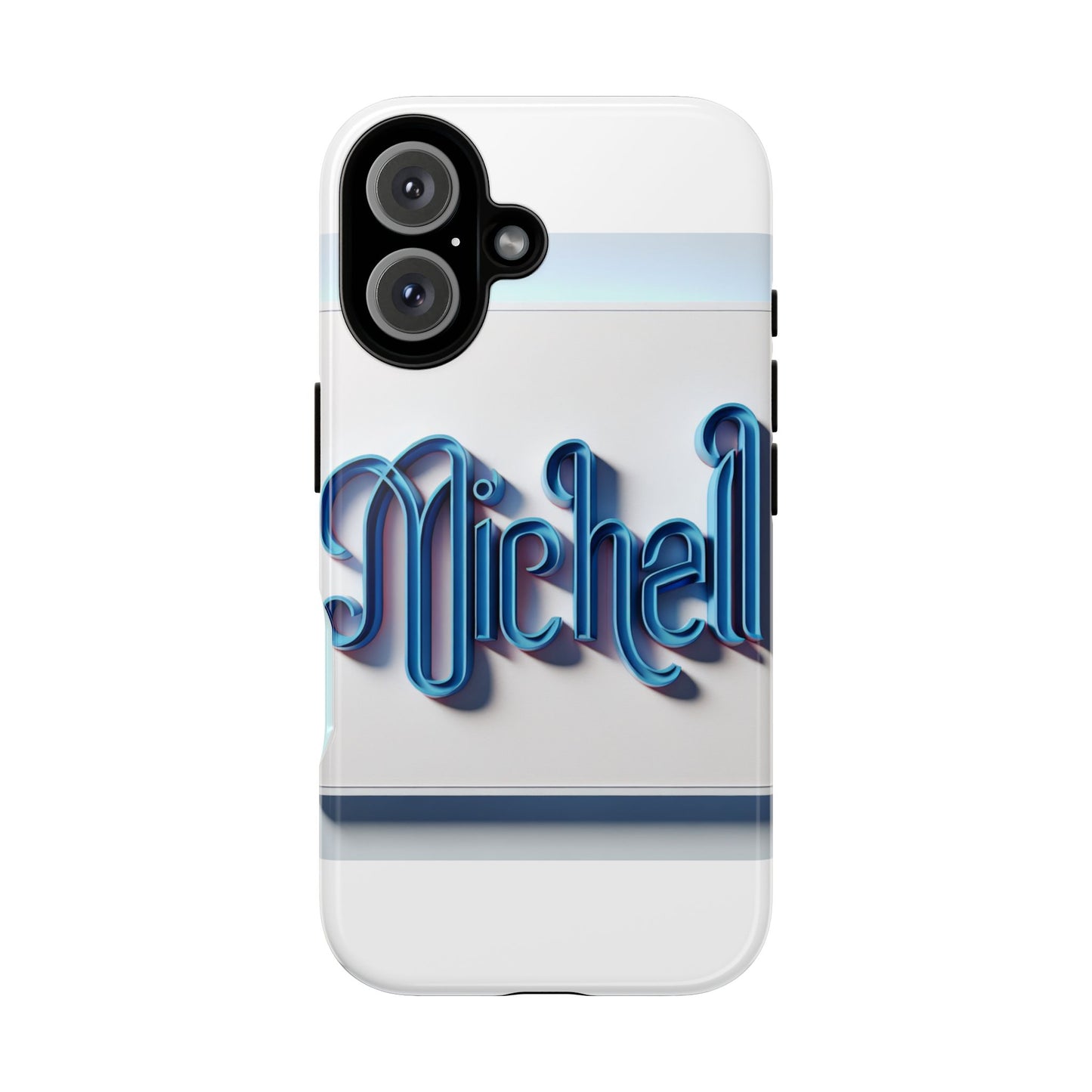 vibrant 3d glossy phone case in retro blue design stylish protection accessory compatible with iphone 13, 14, 15 & 16 – all models including pro, pro max & plus